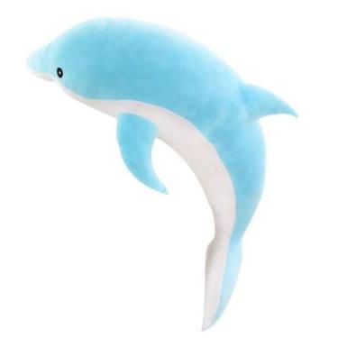 Imagem de Golfinho de Pelúcia Azul Grande 95cm Plush Antialérgico - Sunn Toys