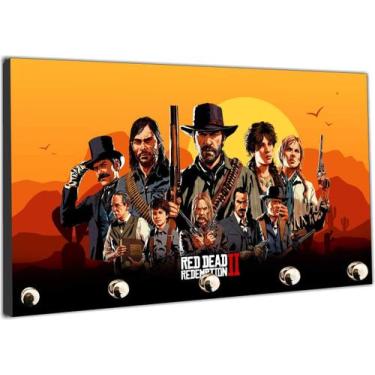 Imagem de Porta Chaves Jogos Games Red Dead Redemption Organizador Chaveiro - Vi