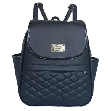 Imagem de Bolsa feminina caramelo tipo mochilinha com alças de costas e bolsos p