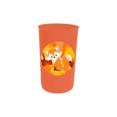Imagem de Kit de 50 copos para festa laranja - Delicius