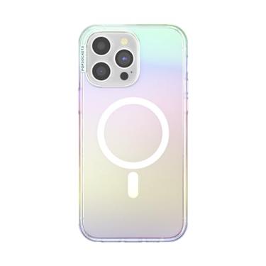 Imagem de PopSockets Capa para iPhone 14 Pro Max Grip compatível com MagSafe, capa de celular para iPhone 14 Pro Max, compatível com carregamento sem fio, somente capa - Shimmer