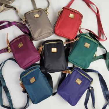 Imagem de Bolsa Feminina Transversal Shoulder Bag Crossbody Com Alça - FG, Vinho