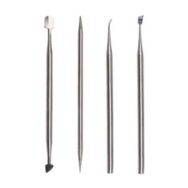 Imagem de Kit Espátula + Palito + Desencravador + Raspador Bisturi - A.R Varieda