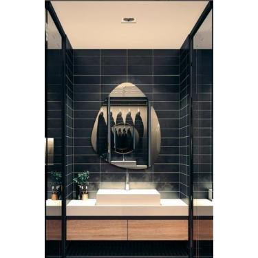 Imagem de Espelho Decorativo Orgânico Lapidado 55x77cm - Woodglass