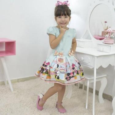 Imagem de Vestido Infantil Minnie confeiteira - Moderna Meninas, 10 - 7 anos