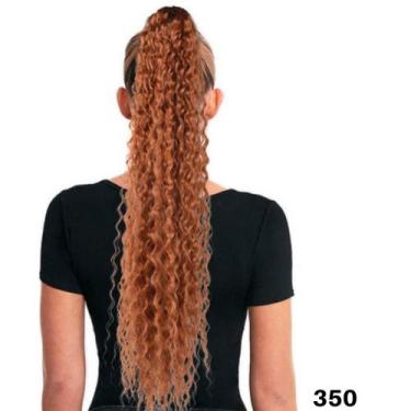 Imagem de Aplique Rabo De Cavalo Cacheado Bio Vegetal 80cm Lindissimo - Mhair, 3