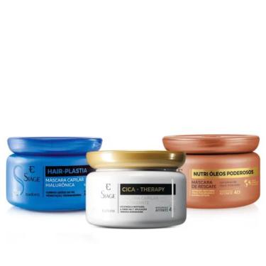 Imagem de Combo Siàge Cronograma Capilar: Nutri Óleos Poderosos 250g + Cica Ther