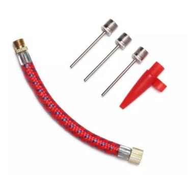 Imagem de Kit Bicos Agulhas Para Encher Bola E Pneu Kit 5 peças - RT