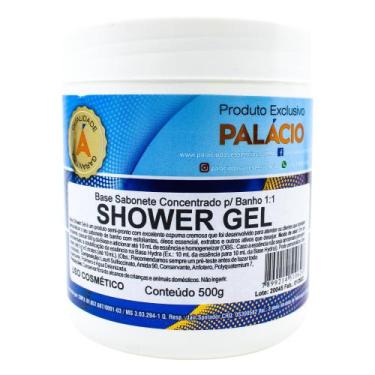 Imagem de Shower Gel: Base Sabonete Concentrado para Banho 1:1  500 g - Palácio 