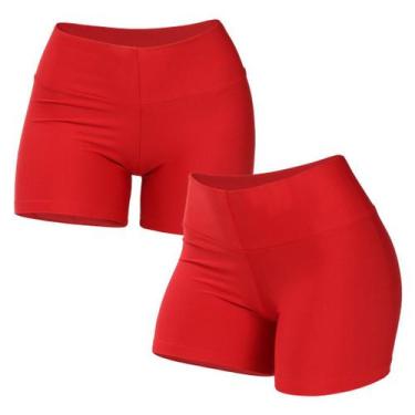 Imagem de Kit 5 Short Curto Pala Alta Estampado Suplex Feminino Praia - Adrik Fi