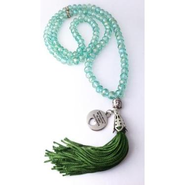 Imagem de Japamala 108 contas cristal verde  hoponopono - Despertararts