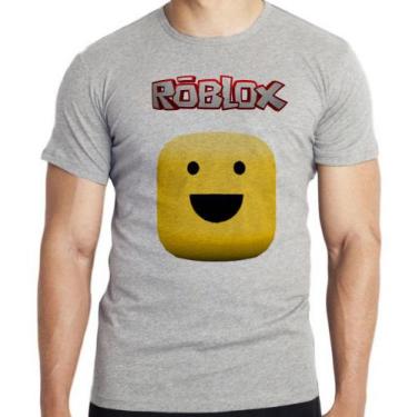 Imagem de Camiseta Roblox Carinha Blusa criança infantil juvenil adulto camisa t