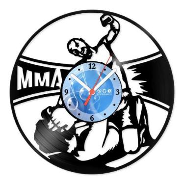Imagem de Relógio De Parede Disco Vinil Esportes - Nocaute MMA - VES-176 - Moder