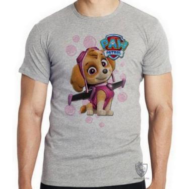 Imagem de Camiseta Patrulha Canina Skie tamanho P Blusa criança infantil juvenil