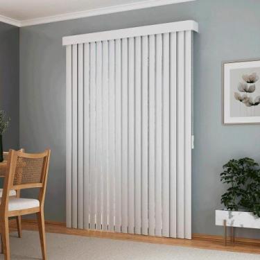 Imagem de Persiana Vertical Pvc+ Bando Crisdan L 1,60 X 1,40 A Branco