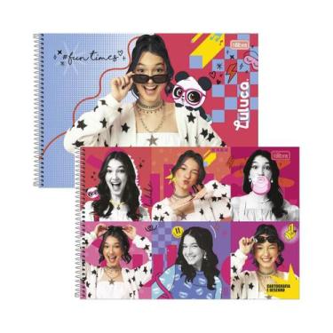 Imagem de Caderno De Desenho Escolar Cartográfico 80 Folhas Luluca - Tilibra