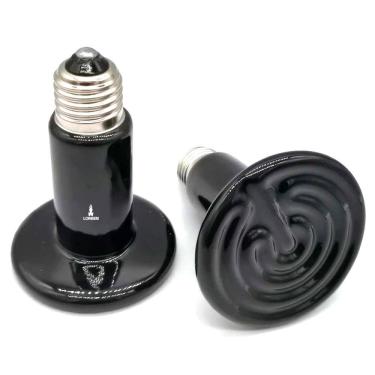 Imagem de Lâmpada Cerâmica Aquecedor Infravermelho Terrários Répteis Anfíbios Aves 220V