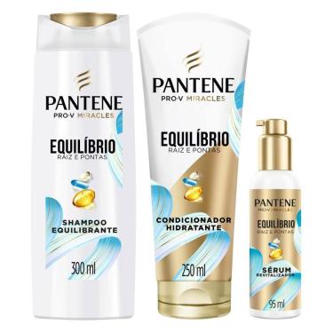 Imagem de Shampoo Pantene EQ 300ml + Condicionador 250ml + Serum