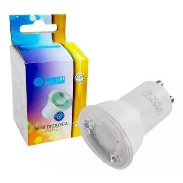 Imagem de Lampada Led Dicroica Mr11 4w Bivolt Gu10 2700k Luz Amarela - LUMINATTI