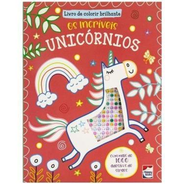 Imagem de Livro de Colorir Brilhante - Os Incríveis Unicórnios