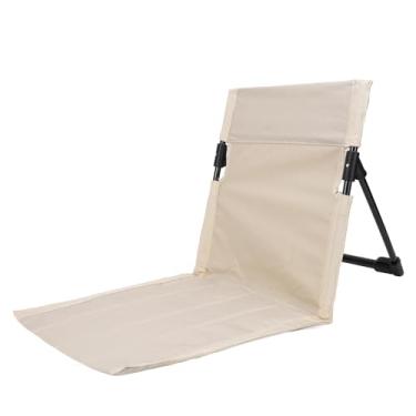 Imagem de Cadeira de Praia Portátil Com Apoio para As Costas, Cadeira de Cama Ajustável Com Encosto para Cama, Espreguiçadeira Dobrável Respirável para Praia, para Acampamento Ao Ar Livre