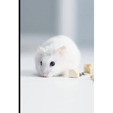 Imagem de Notebook: White Hamster Marvelous Journal College Ruled Notebook | 120 Pages 6 x 9 Size
