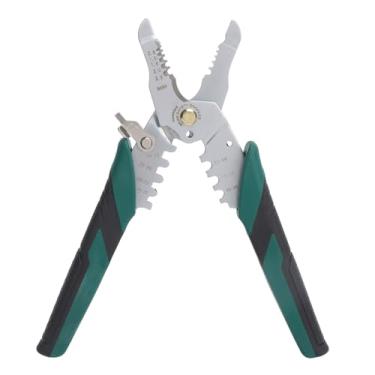 Imagem de Ferramenta de Friso Elétrica do Descascador de Fio, Alicate de Descascamento de Cabo Eletricista Profissional para Processamento de Linha de Energia