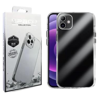 Imagem de Capa Capinha SPACE CASE Clear Ultra Resistência Híbrida Compatível iPhone 12