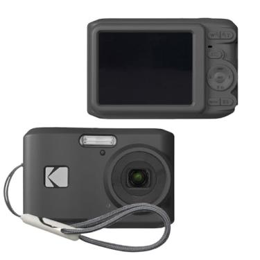 Imagem de Tedubax Capa para Kodak PIXPRO FZ45 - Capa protetora leve de silicone macio e ajuste fino - preta