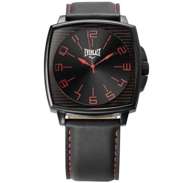 Imagem de Relógio Masculino Everlast Preto À Prova D`Água 100 M E212