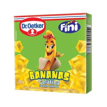 Imagem de Gelatina Dr. Oetker Fini Bananas 20g - DR.Oetker