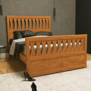Imagem de Cama King em Madeira Maciça Turin Móveis Nathalia - Moveis Nathalia, M