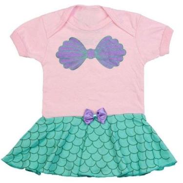 Imagem de Body Vestido Bebê Sereia Saia - brand, G