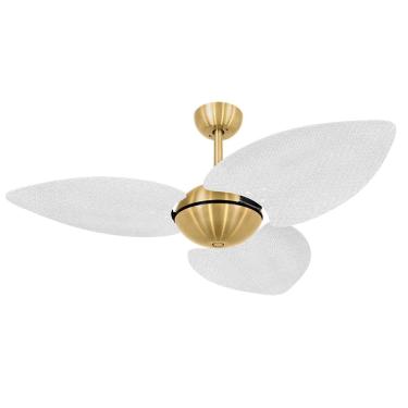 Imagem de Ventilador De Teto Volare Dourado Office Dunamis Palmae 110V