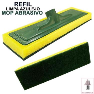 Imagem de Kit 2 Esfregão Limpa Azulejo Piso Abrasivo Limpeza Pesada - LILILAR