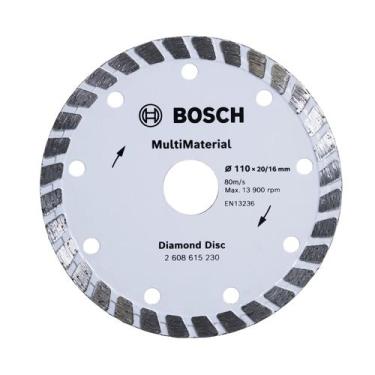 Imagem de Disco Diamantado Bosch MultiMaterial TURBOt. 110x20/16x10mm