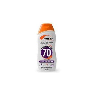 Imagem de Bloqueador solar fps 70 facial e corporal nutriex 120ml - EQUILIBRIUM 