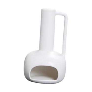 Imagem de Wswqop Holder, Mini Chiminea Decoração Fragrância Incense Burner Sage Burner Stand For Hall lareira da sala de estar ioga, Branco