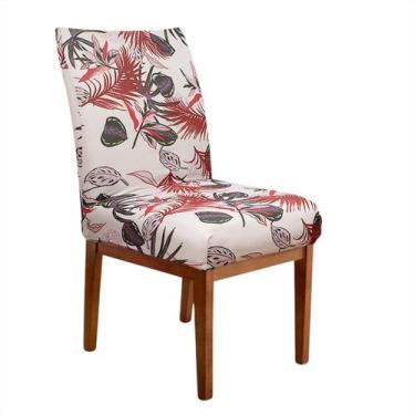 Imagem de Kit 10 Capas de Cadeiras Jantar Malha Exclusiva Yasmim - Charme do Det