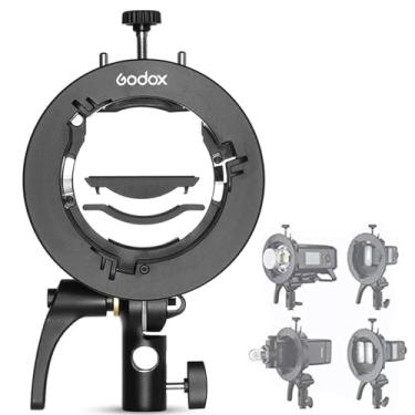 Imagem de Suporte para suporte de arco Godox S2 tipo S Speedlite para Godox V1 AD200Pro AD400Pro AD200 V860II TT685 TT600 TT350 Flash Strobe Speedlight