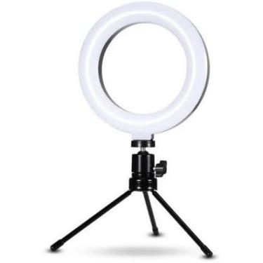 Imagem de Ring Light Iluminador 8 Polegadas de Mesa com Suporte de Celular 20cm - YODHE