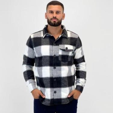 Imagem de Camisa Aishty Flanela Xadrez Manga Longa Masculina-Masculino