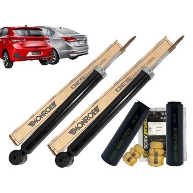 Imagem de Kit Amortecedor HB20 HB20S 2012 a 2022 Traseiro c/ Batentes