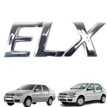 Imagem de Emblema Traseiro ELX Palio Siena 2000 a 2010 Cromado