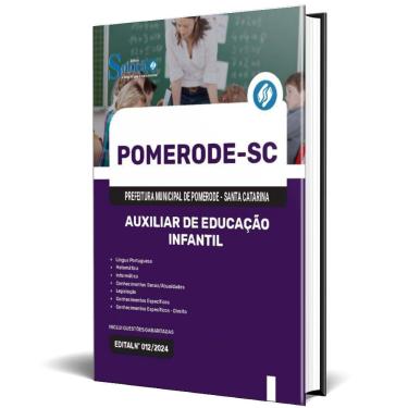 Imagem de Apostila Prefeitura Pomerode Sc 2024 Auxiliar Educação