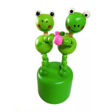 Imagem de Brinquedo Pedagógico Educativo Em Madeira Fantoche Animais - PERNA MOL
