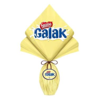Imagem de Ovo de Páscoa Nestlé Galak Chocolate Branco 185g Saboroso