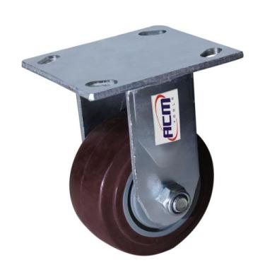 Imagem de Rodizio Fixo 4pol Roda em Poliuretano Cubo PP 300Kg FA50100 ACM TOOLS