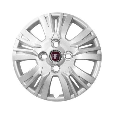 Imagem de Calota Aro 13 Fiat Palio Essence 2014/2016 Prata Unidade - GFM, Vermel