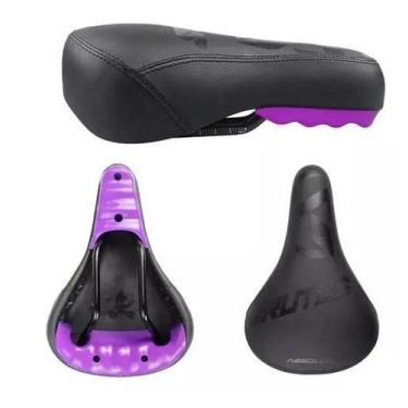 Imagem de Selim Brutus 218X147MM - ABSOLUTE, Preto com roxo
